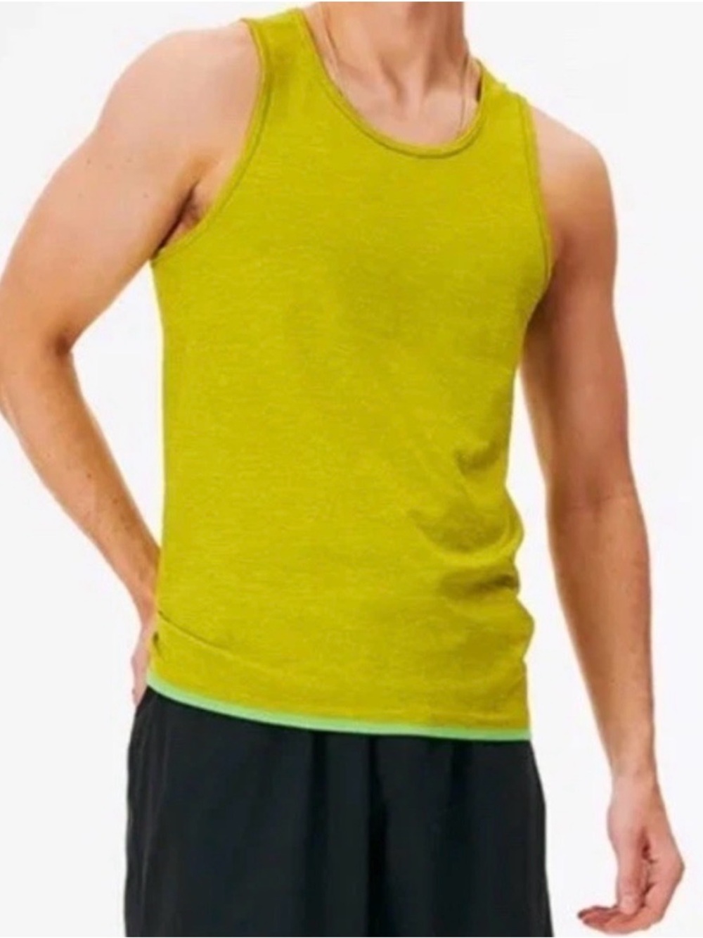 Outdoor Voices Green Apple Seamless Tank Top – Men’s Large – NWT Lightweight